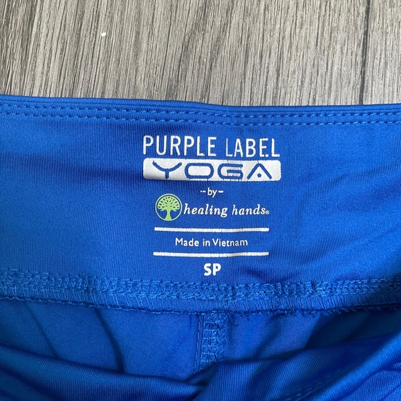 Healing Hands Blue Small Scrub Jogger Pants - Picture 3 of 3